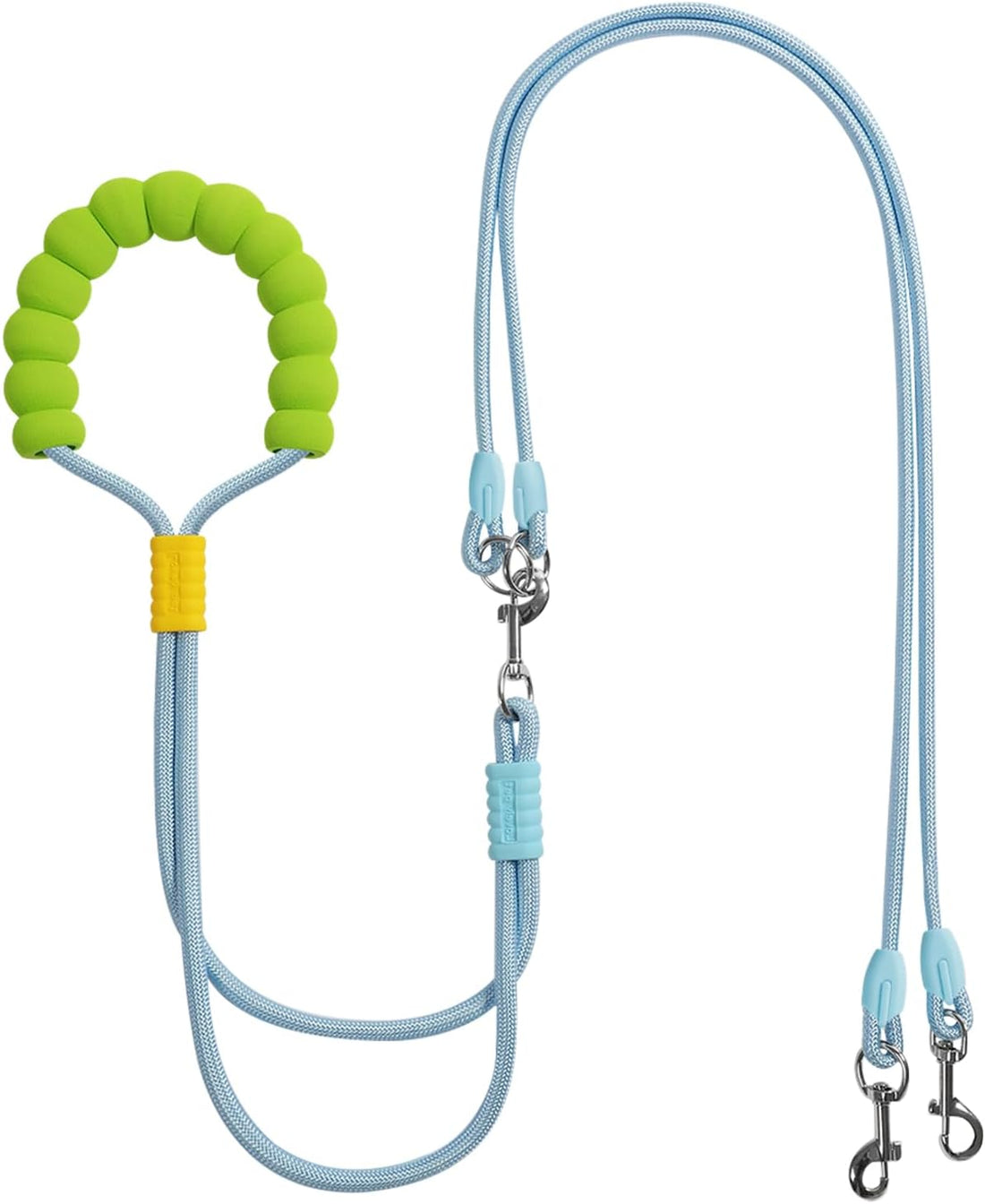 Double Dog Leash for Two Dogs,Dual Hands Free Dog Leashes,360 Swivel