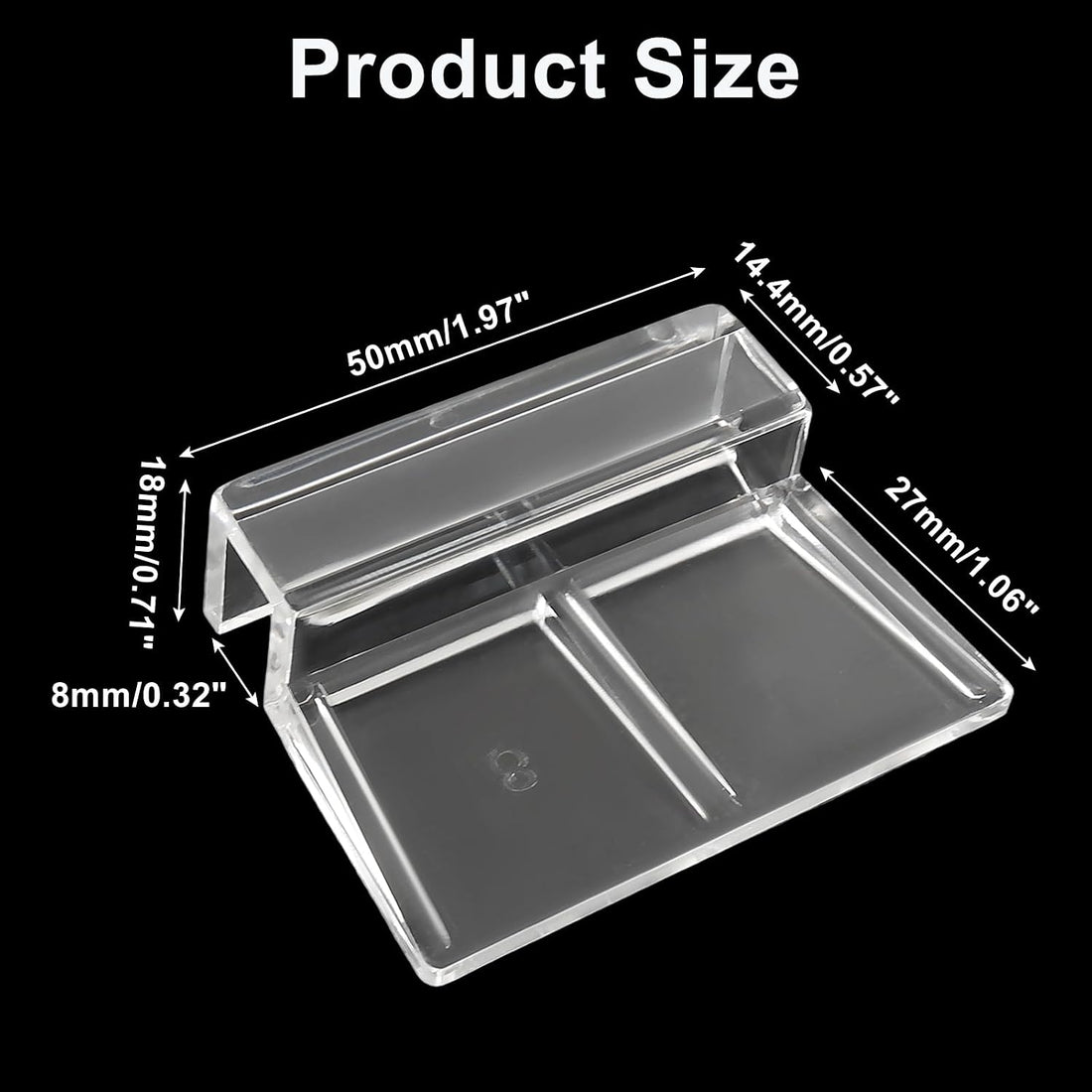 Murtenze Aquarium Lid Clips, 8mm, 8 PCS