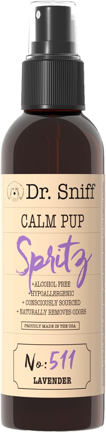 Dr. Sniff Dog Spray Perky Pup Scent Odor Deodorizer Cologne 4 oz