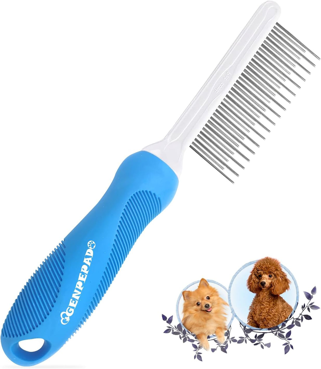 GENPEPADO Grooming Comb for Dogs and Cats with Matted Hair