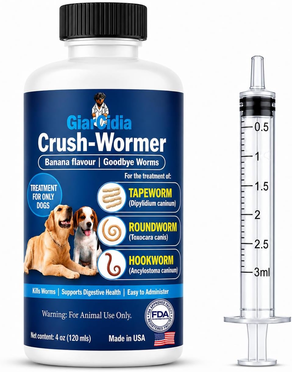 Broad Spectrum Dog Dewormer Treatment 120ml