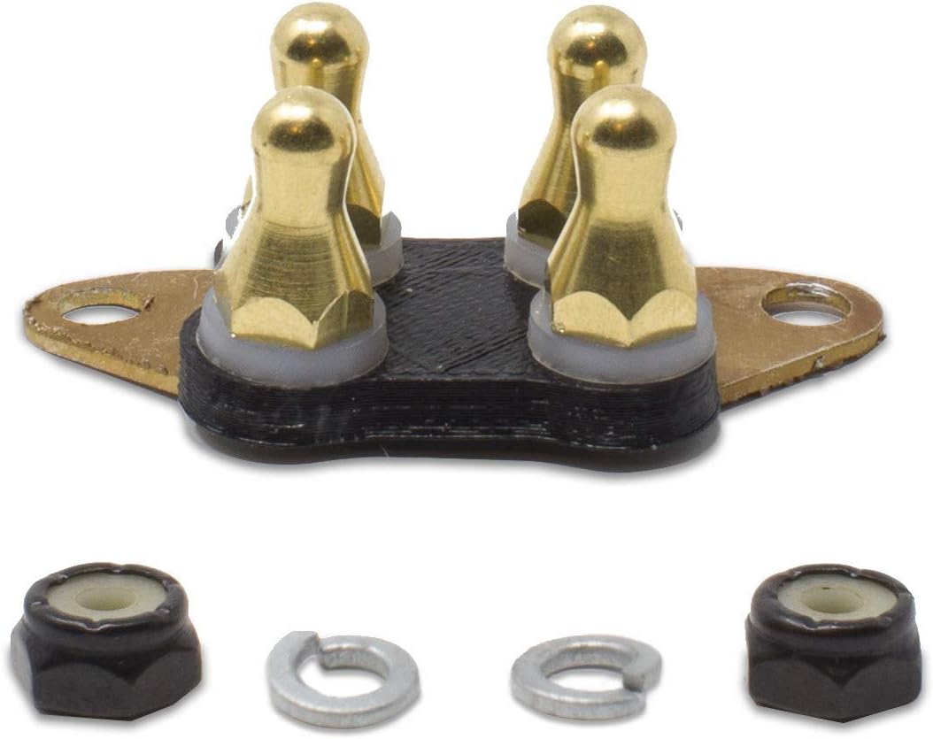E-Collar Educator CPAD-011 Winged Brass Contact Pads for Training
