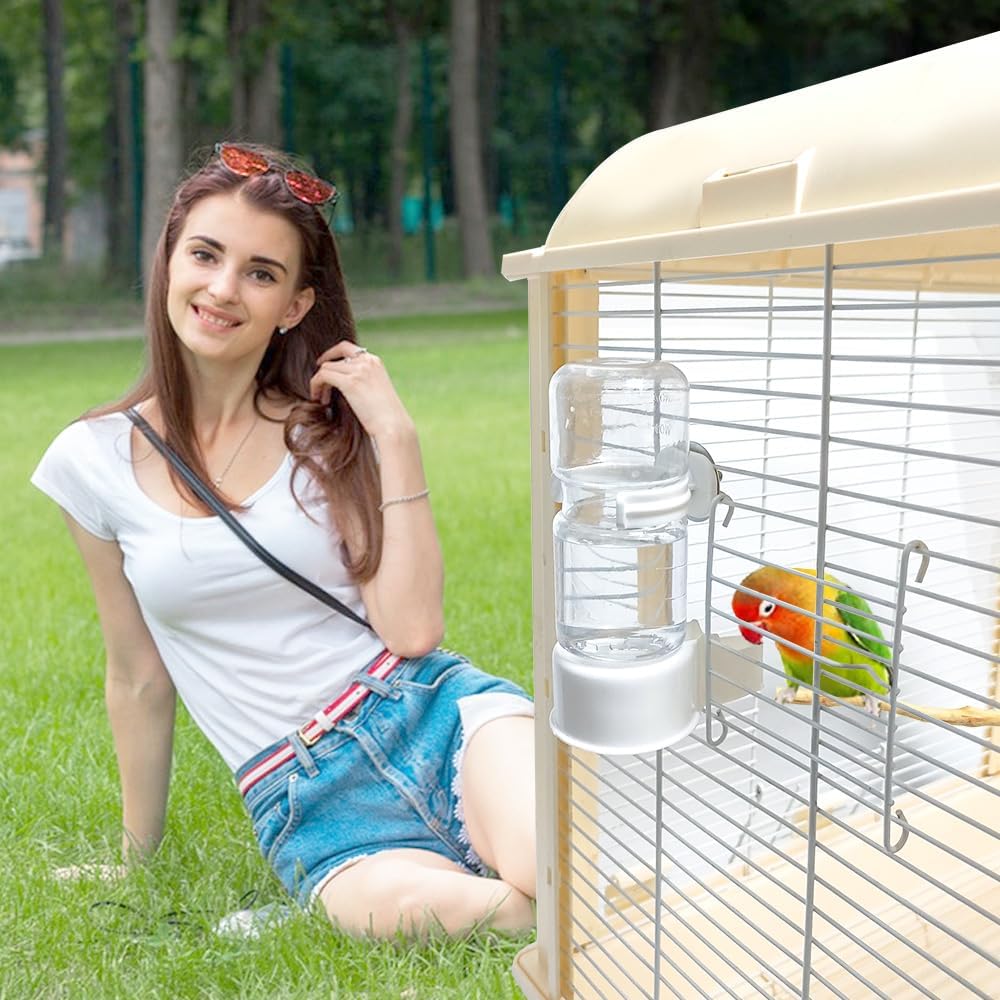 Automatic Pet Bird Water Feeder, Water Dispenser for Cage