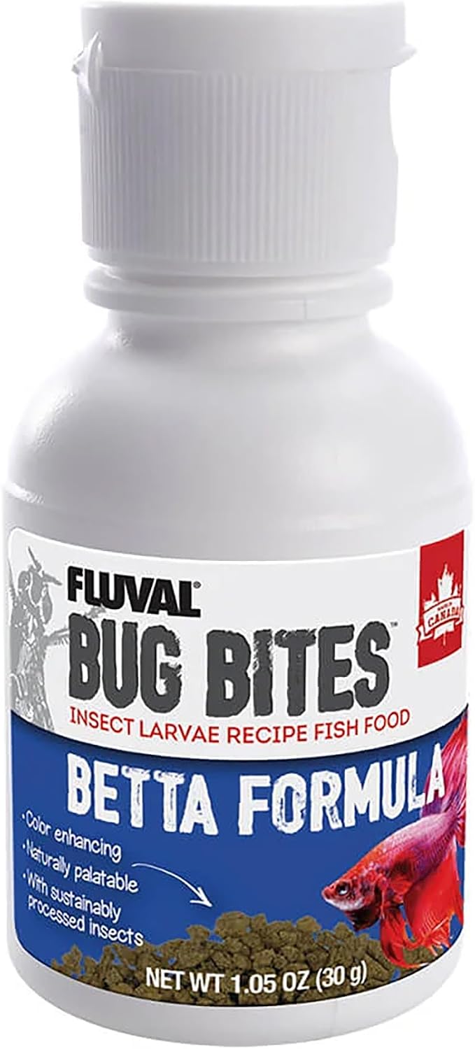 Fluval Bug Bites Betta Fish Food, 1.05 Oz.