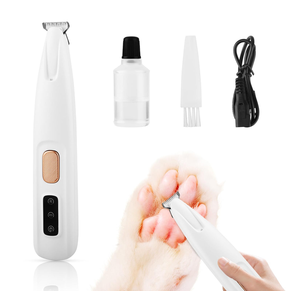 Upgraded Electric Dog Paw Trimmer, Paw Trimmers for Dog's Feet