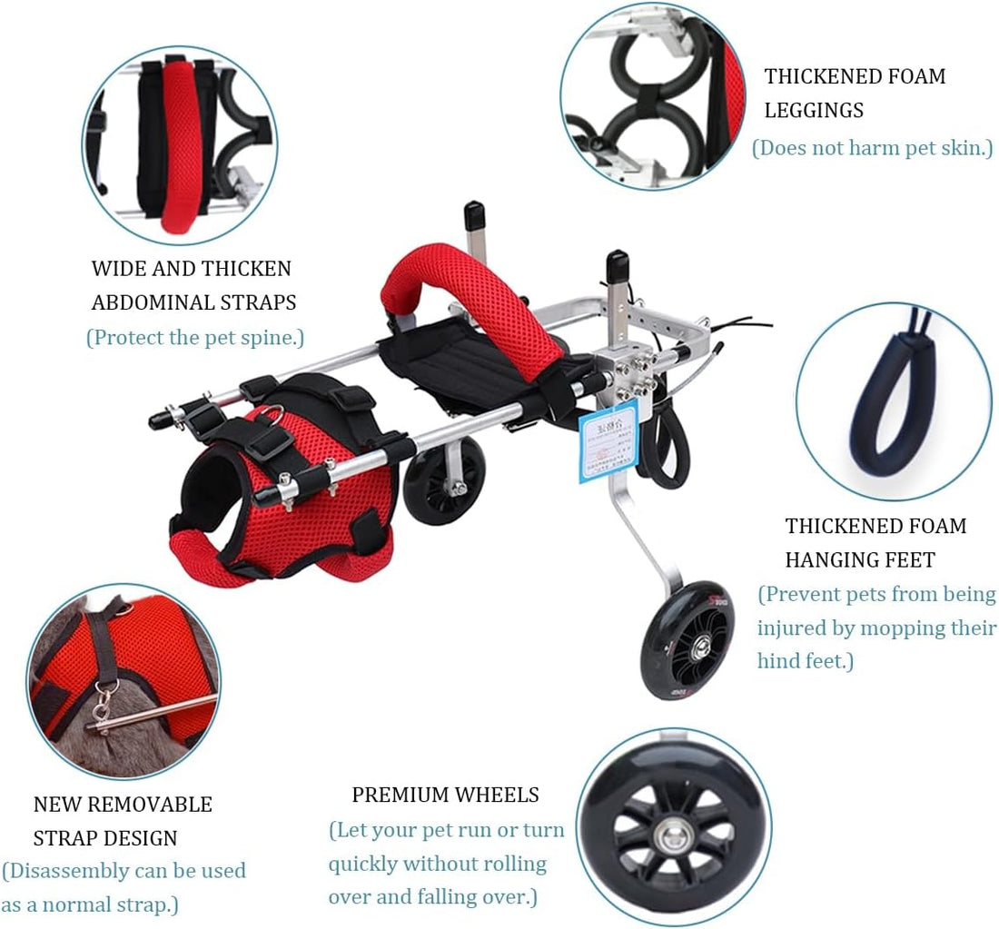 Cat Wheelchair, Newly Upgraded Pet Wheelchair