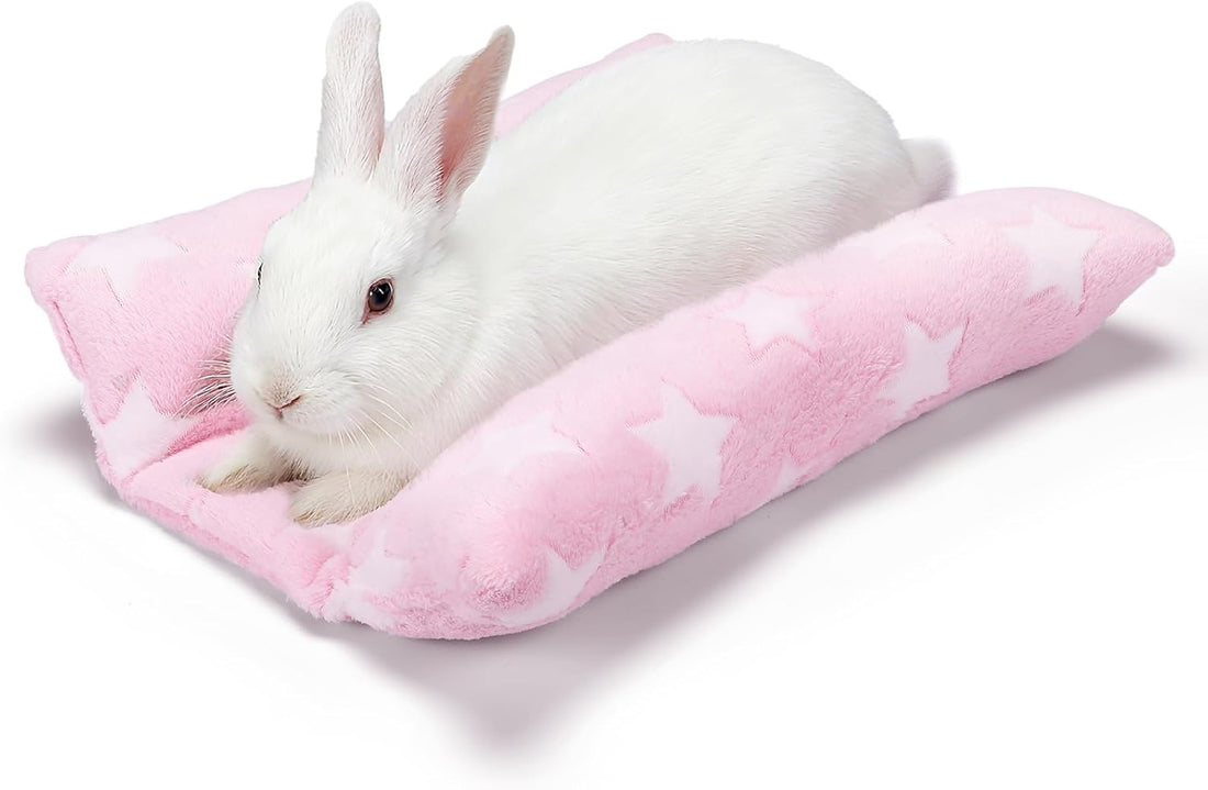 MEWTOGO 15.7" x 14" Bunny Bed for Rabbit Cage, Thickened & Soft