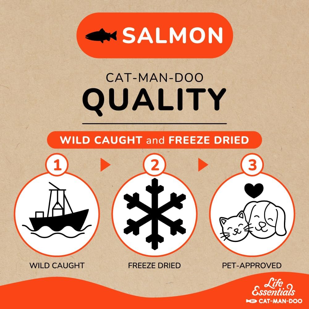 Life Essentials by Cat-Man-Doo | Salmon - 5oz. Bag