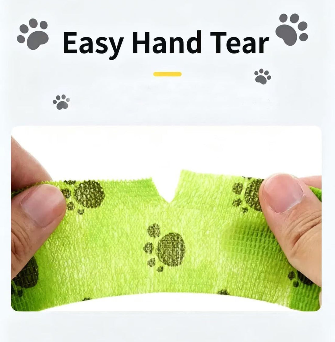 12 Rolls Vet Wrap Cohesive Bandages for Dogs, Cats