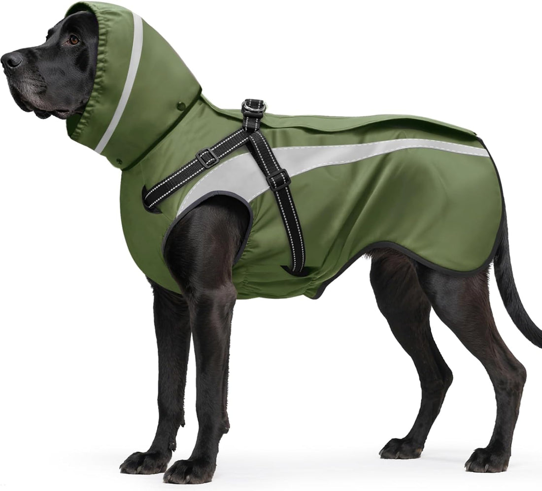 Dog Raincoat Waterproof Raincoats for Dog Reflective Dogs Rain