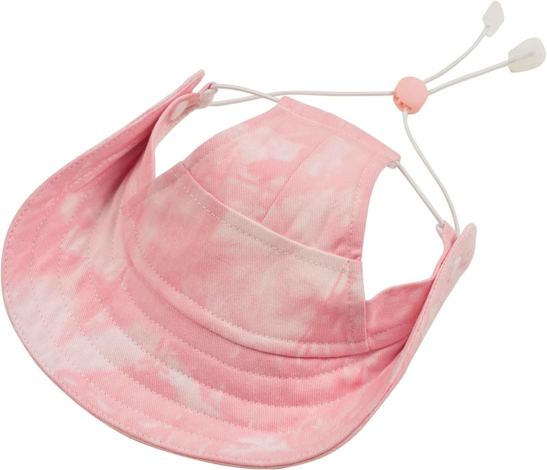 Tie-Dye Dog Baseball Hat with Ear Holes