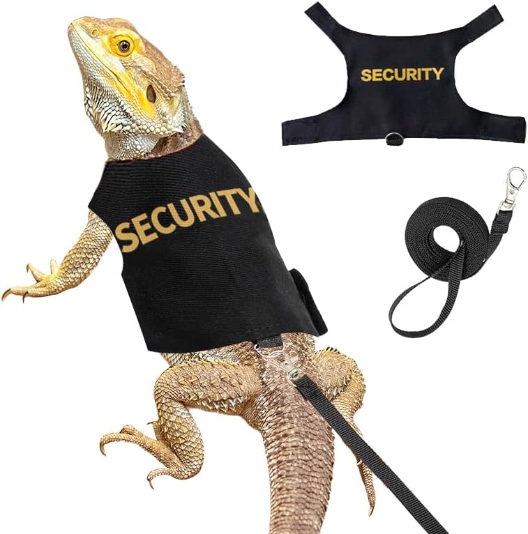 Bearded Dragon Harness and Leash-Bearded Dragon Clothes Lizard