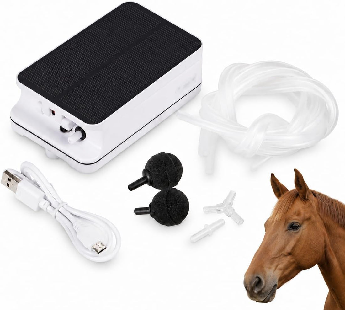 Solar Horse Water Trough Aerator