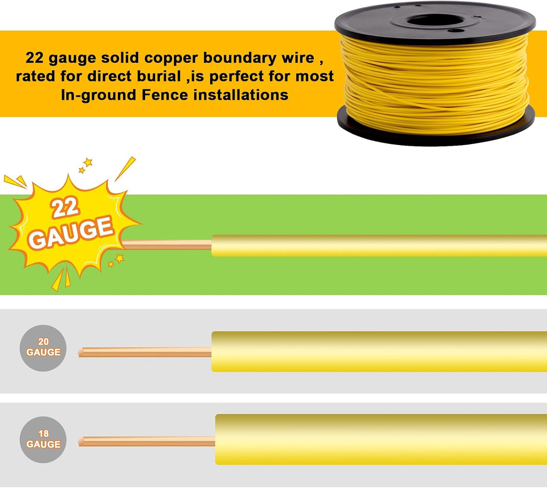 TRESSON Underground Dog Fence Wire,Boundary 500 Feet Compatible