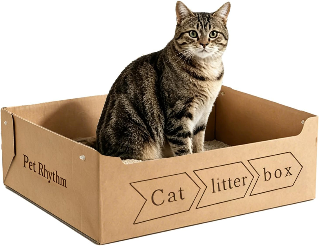 Disposable Cat Litter Box for Big Cats 3 Pack (20''x16''x6'')