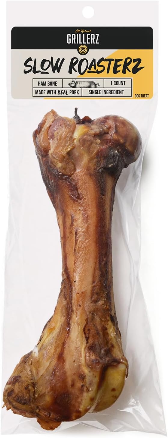 Grillerz Pork Femur Bones, Rawhide-Free, 2 Count