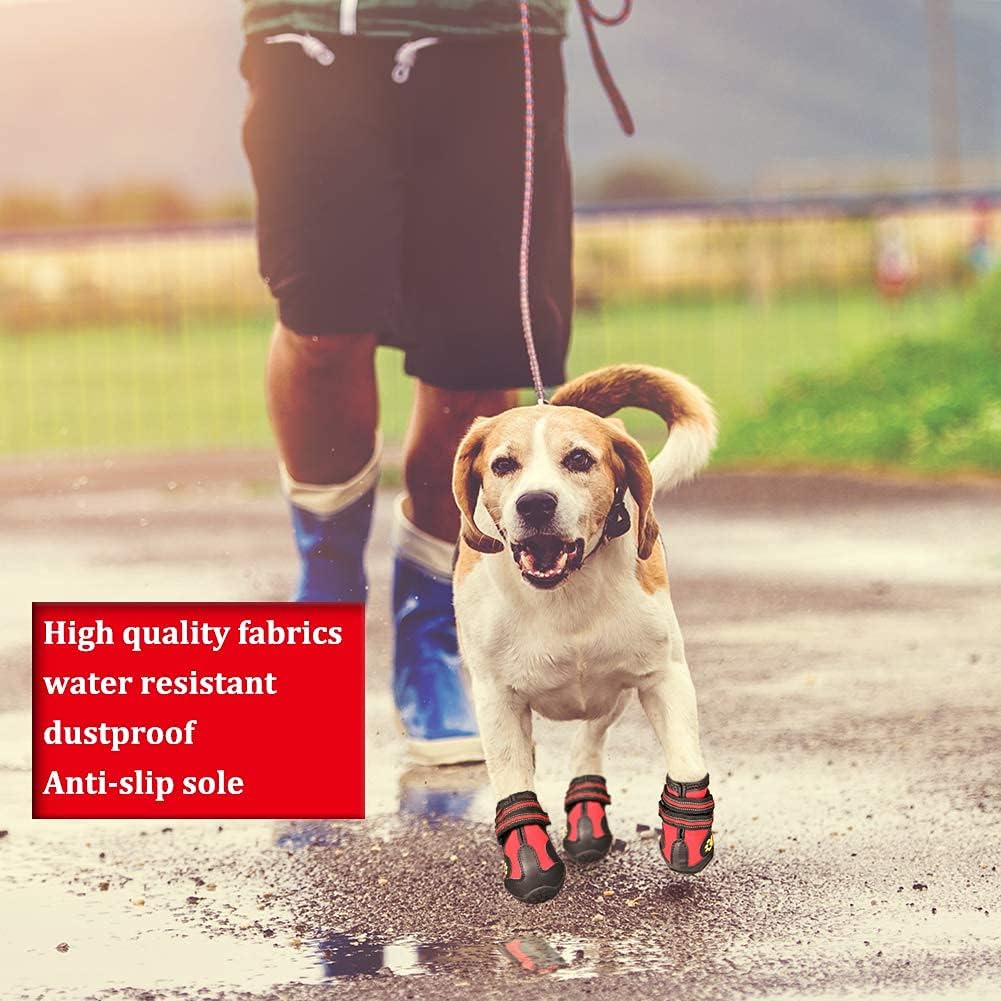 CovertSafe& Dog Boots & Paw Protectors Non-Slip Waterproof