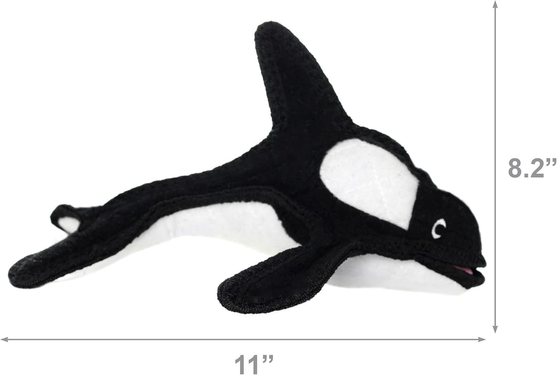 TUFFY® 2 Pack Killer Whale Ultra Durable Plush Dog Toy