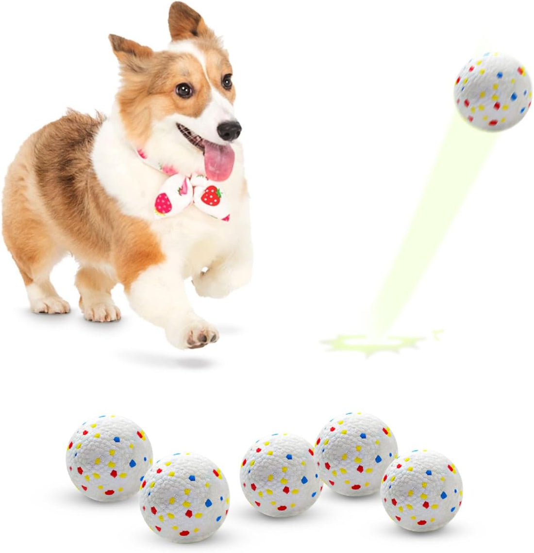 Automatic Dog Ball Launcher, Dual Auto-Manual Modes with Dog Barking
