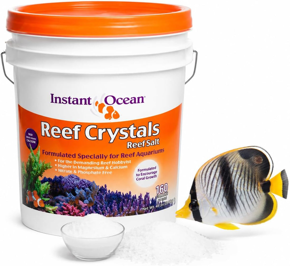 Instant Ocean Reef Crystals Reef Salt for Reef Aquariums, 200 Gallons