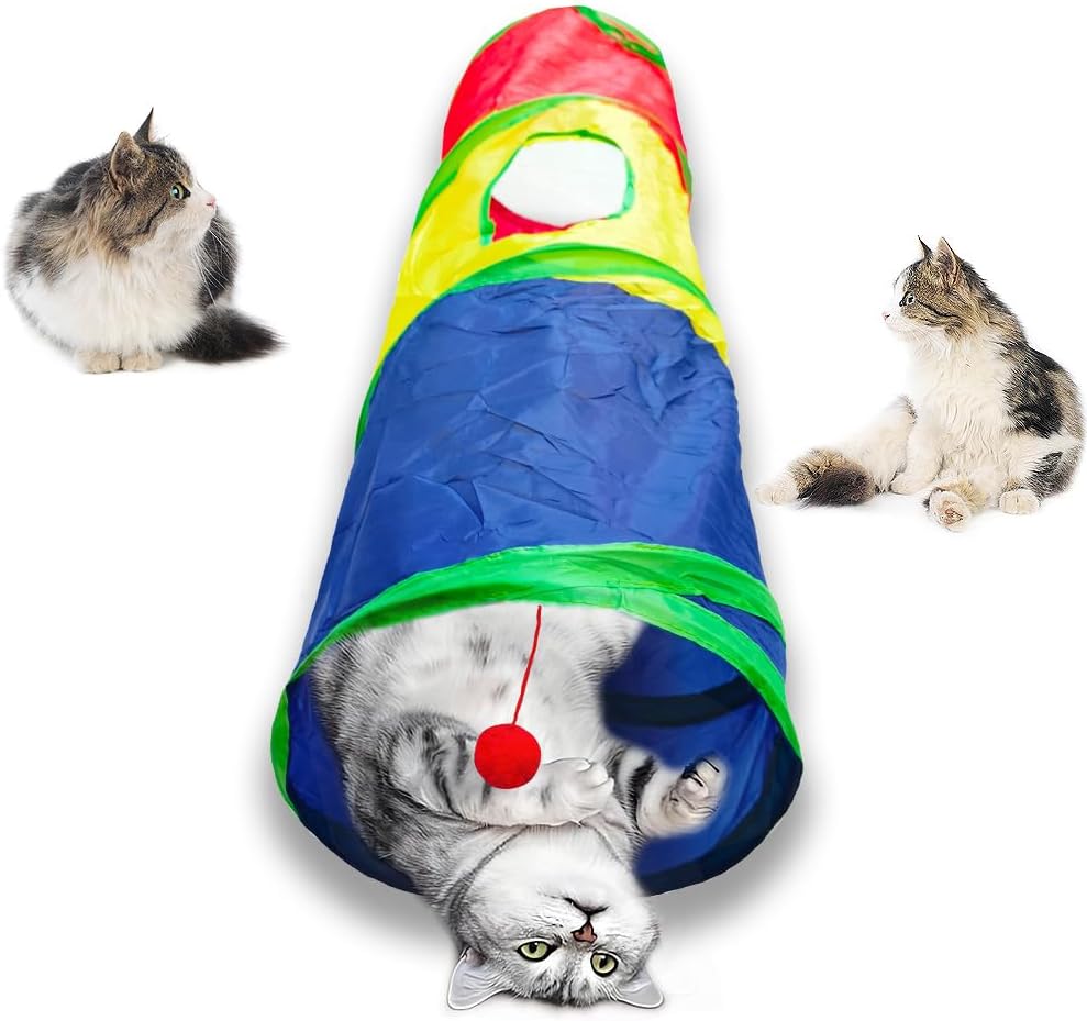 Cat Tunnel Tube Toys,Tunnels for Indoor Cats