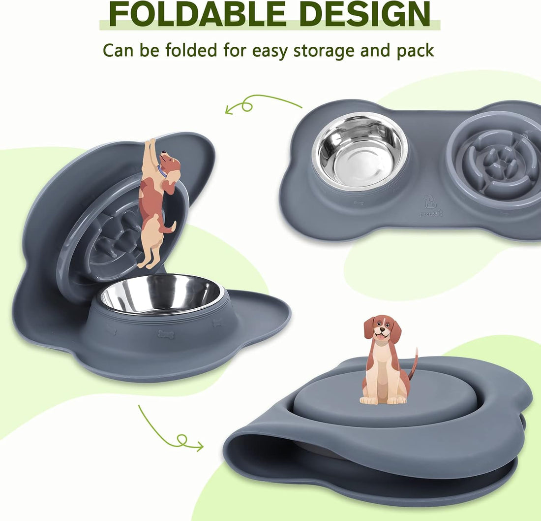 Pecute Slow Feeder Dog Bowls to Slow Down Eating