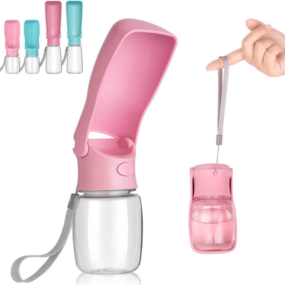 Portable Dog Water Bottle, Foldable Dog Water Bottle Leak Proof