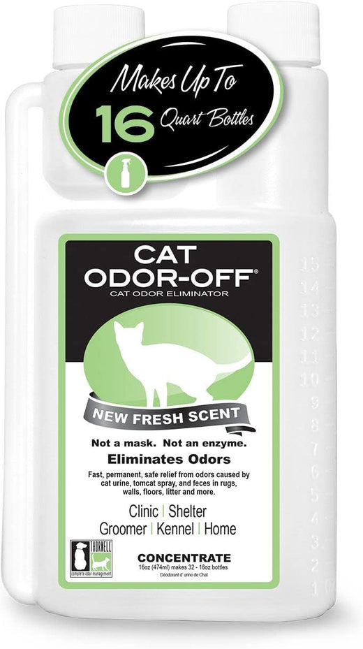 Odorcide Cat Odor-Off Concentrate, Fresh Scent Fragrance, 16 oz