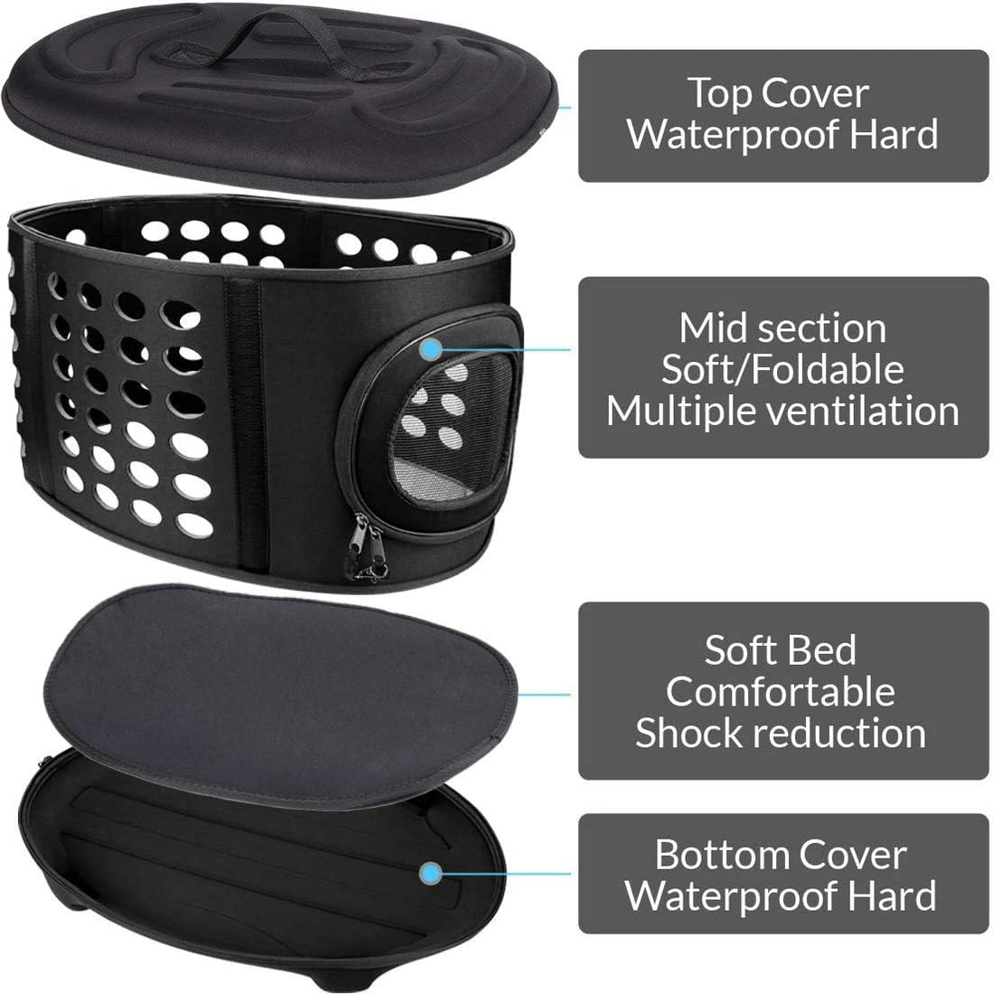 Collapsible Cat Carrier Hard