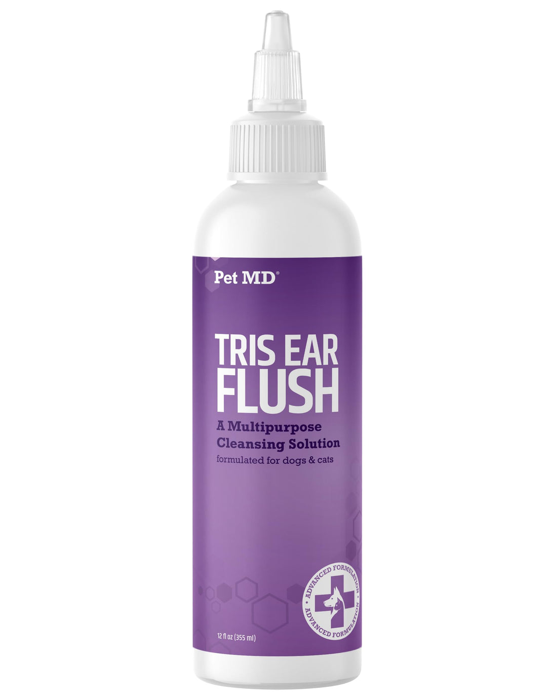 Pet MD Tris Flush Ear Cleaner for Dogs & Cats