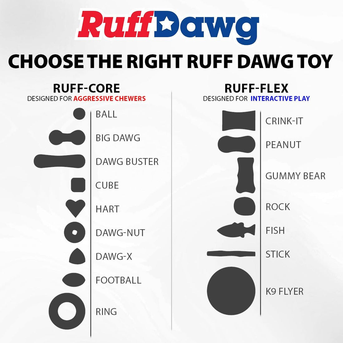 Ruff Dawg Ruff-Flex K9 Flyer JR Flying Disc Dog Toy, SM