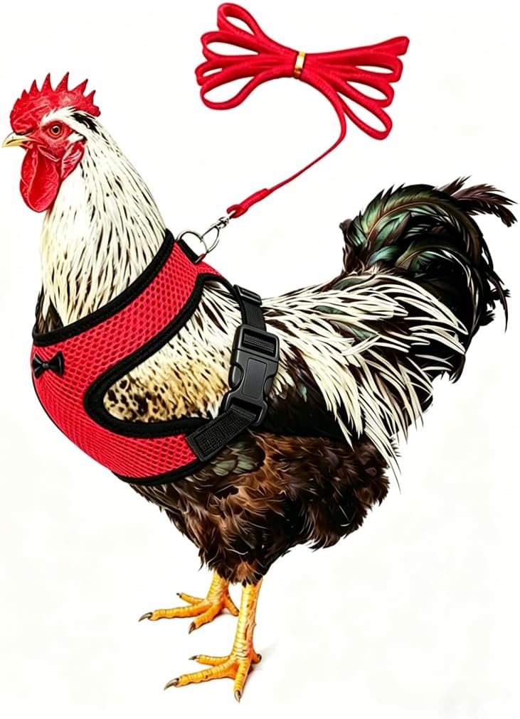Adjustable Chicken Harness and Leash