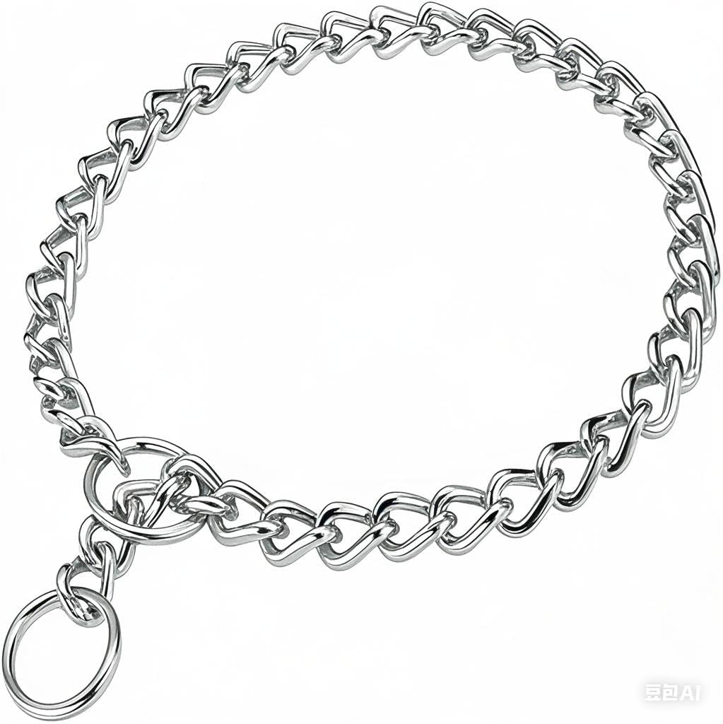 Chain Dog Choker Collar for Large Dogs