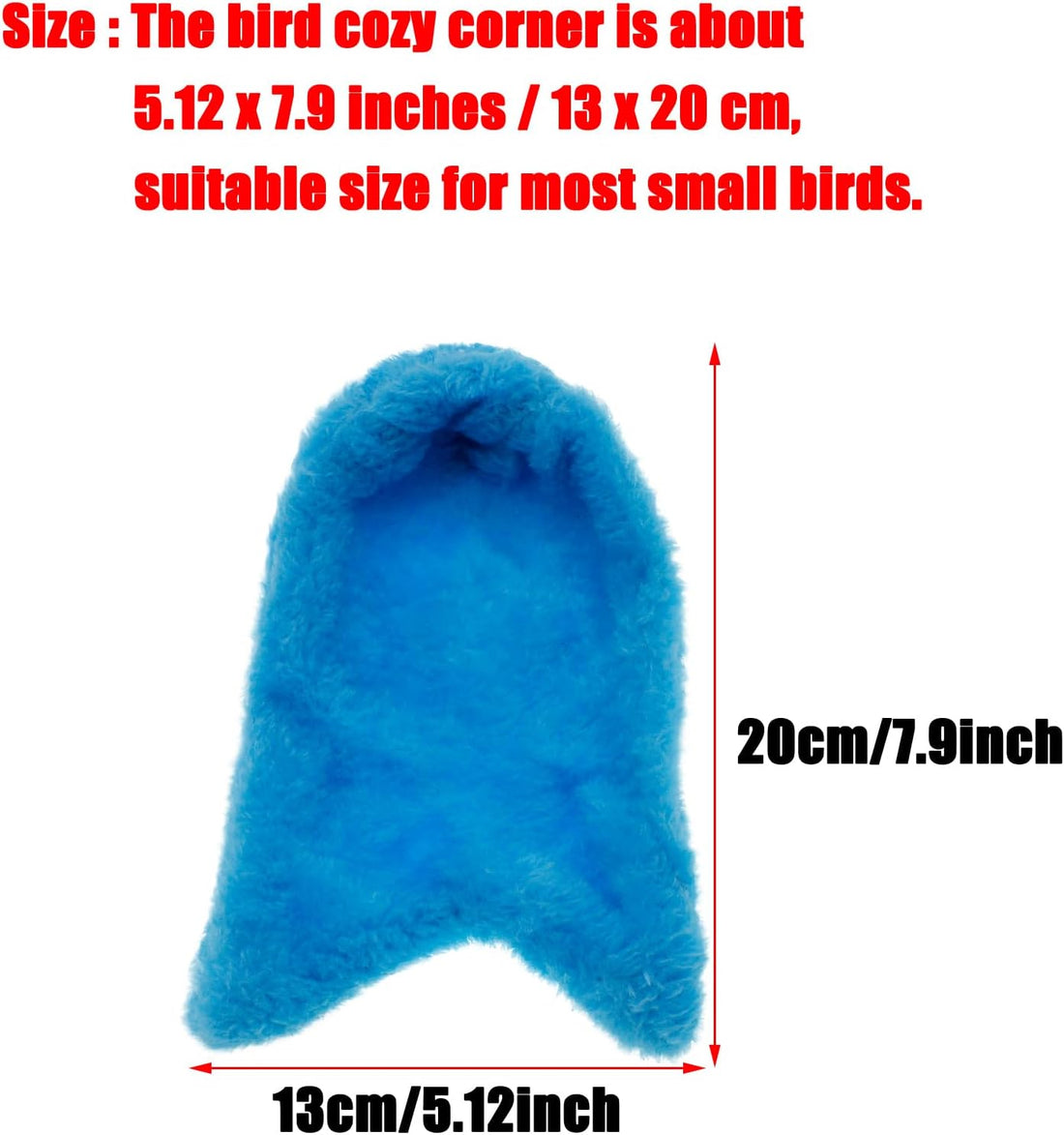 Corner Fleece Bird Blanket Cozy Bird Bed Warmer Parrot House Cage