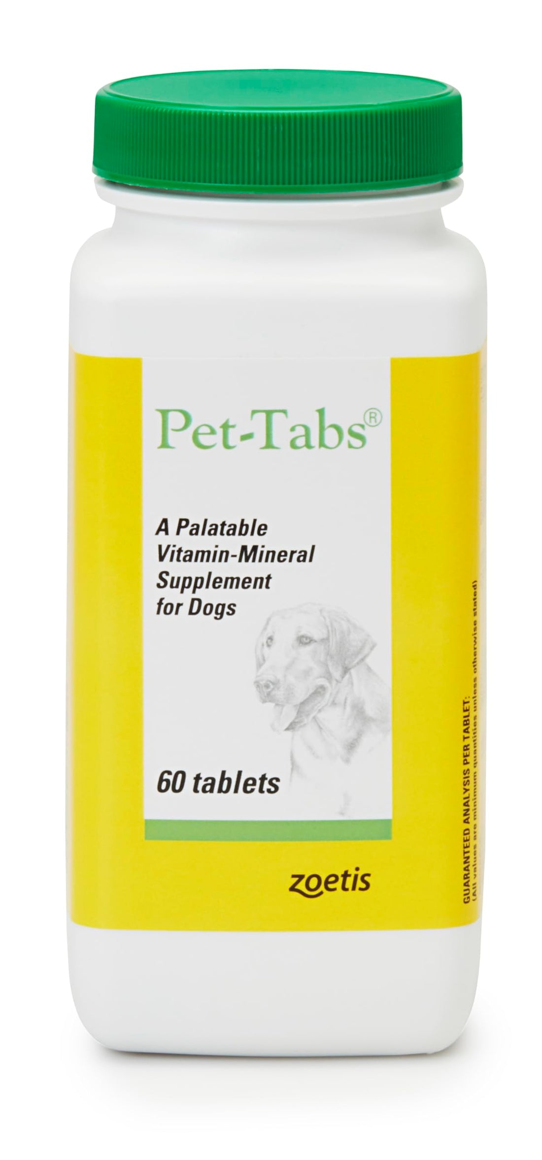 Pet-Tabs Multivitamin and Mineral Supplement for Dogs, Chewable Tablet