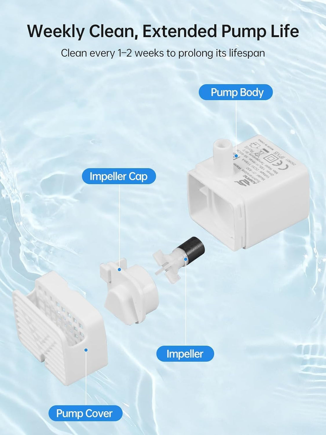 Cat Water Fountain Replacement Pump