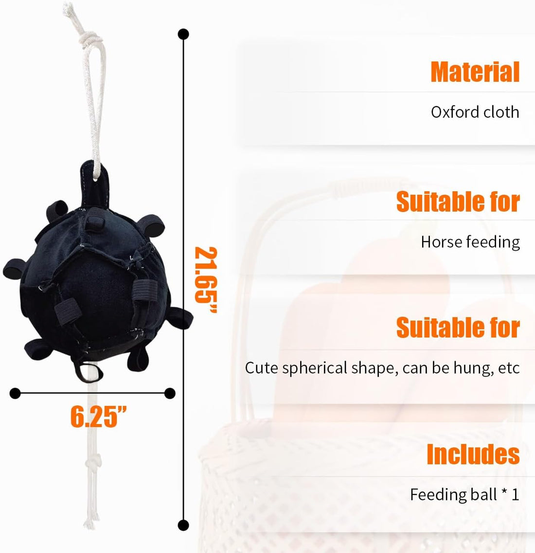La La Pet Hanging Carrot Feeding Ball Interactive Feed Toy Relieve