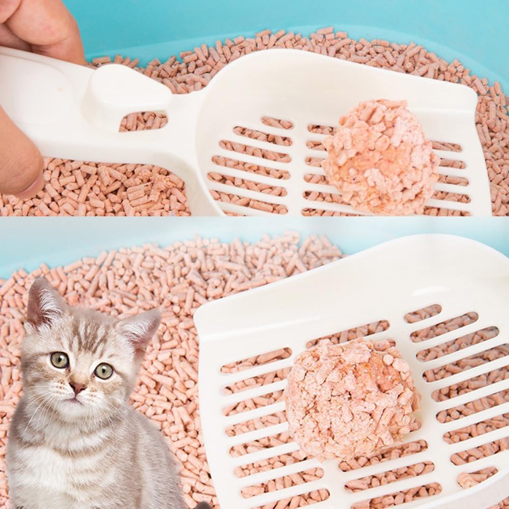 NentMent 2 Pack Cat Litter Scoop Non-Stick Cat Sifting Litter Scoop