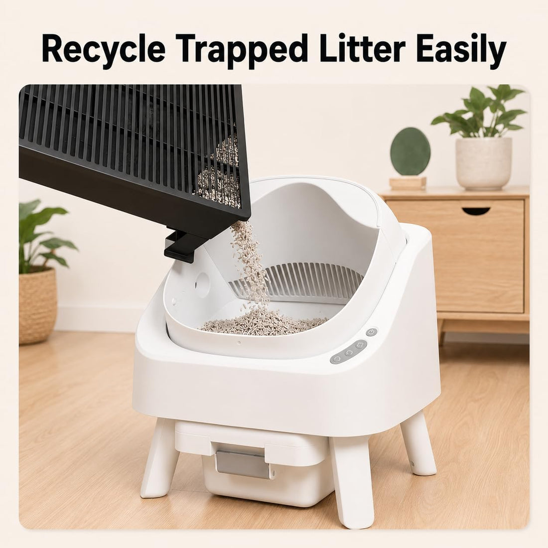 Litter Box Step for Automatic Litter Boxes