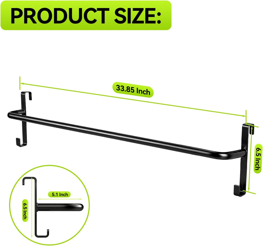 2Pcs Heavy Duty Horse Blanket Rack with Bridle Hooks