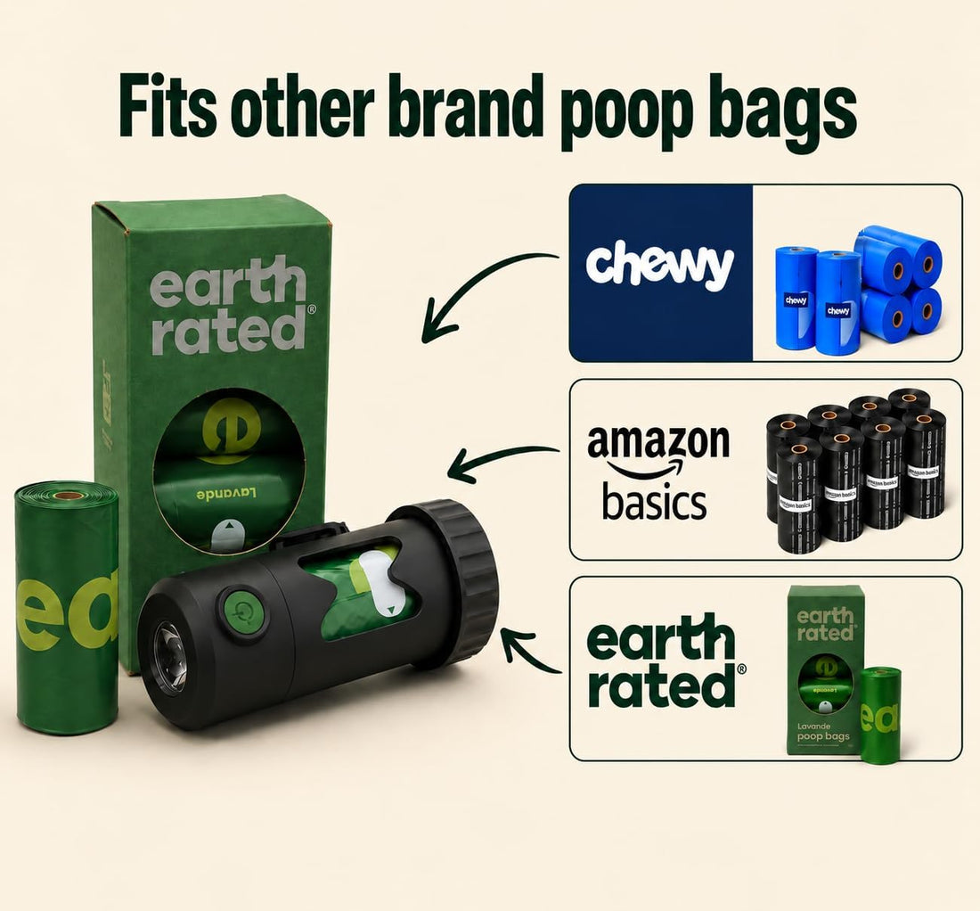 Smart Rechargeable Doggy Bag Holder With Flashlight