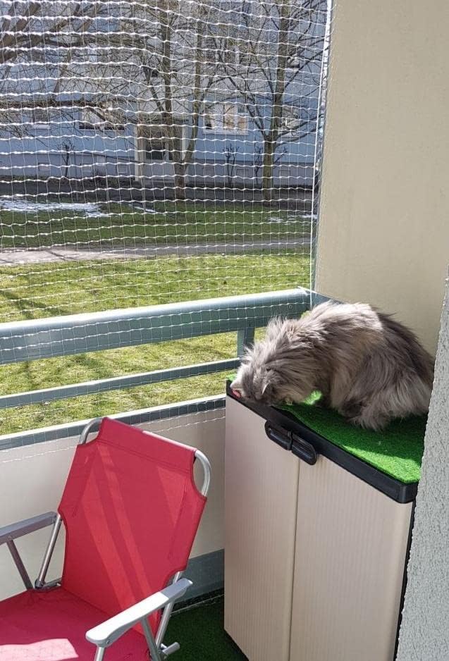 Cat Netting 10 * 13ft Cat Anti-Fall Net Duralble Nylon Balcony Screen