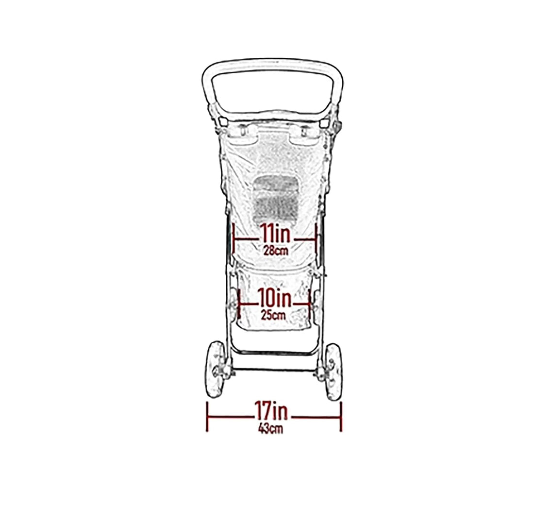 Pet Gear No-Zip Happy Trails Lite Pet Stroller