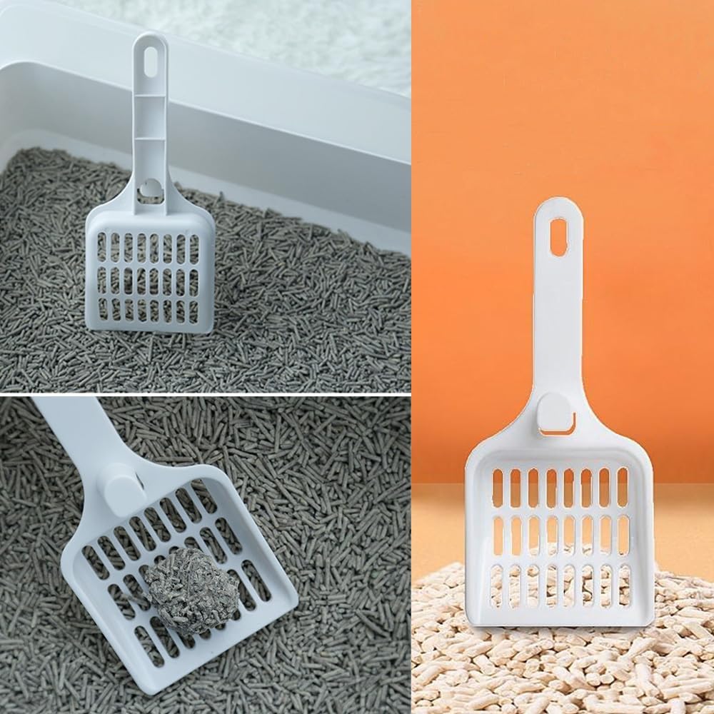 NentMent 2 Pack Cat Litter Scoop Non-Stick Cat Sifting Litter Scoop