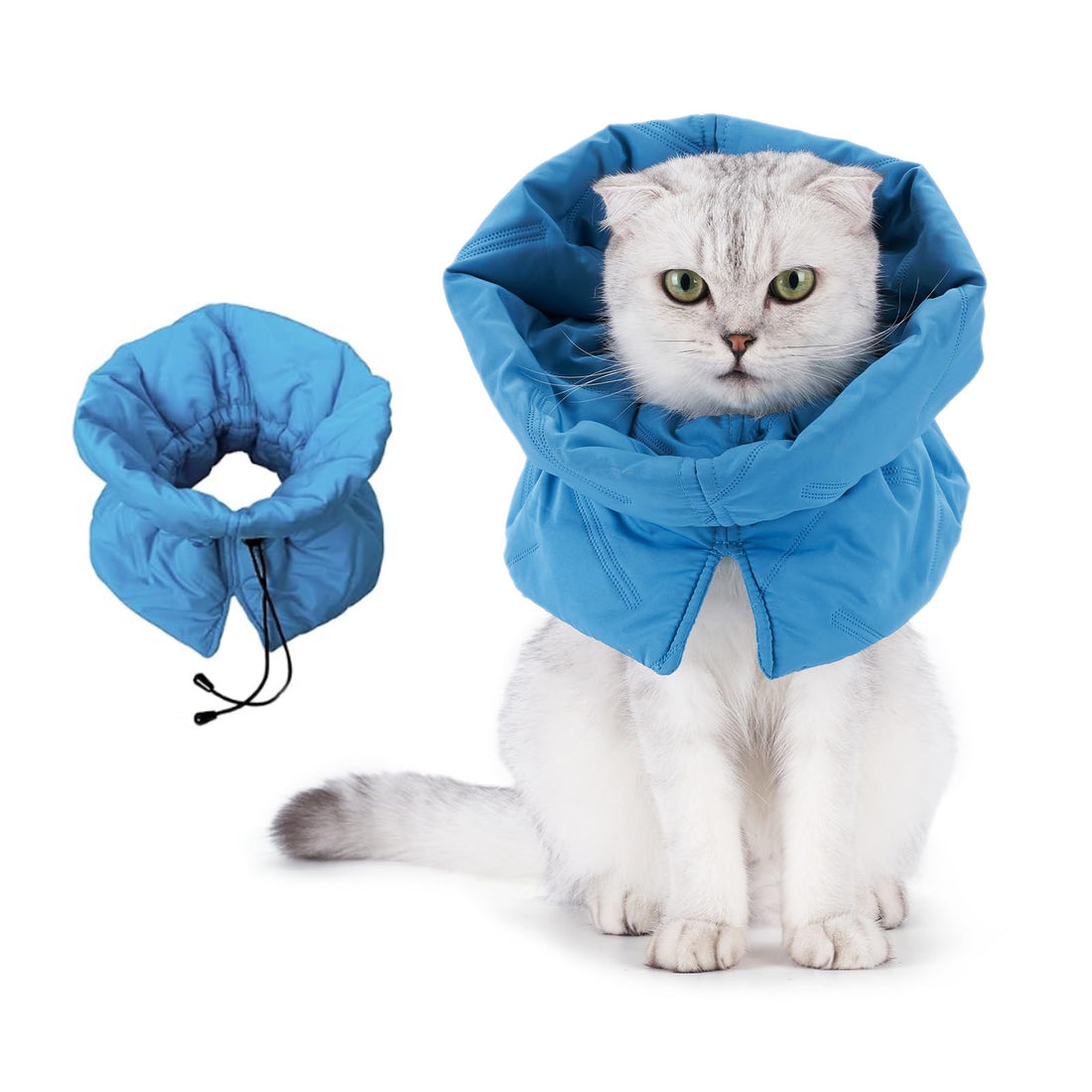 Cat Recovery Collar, Soft Adjustable Cat Cone Alternative
