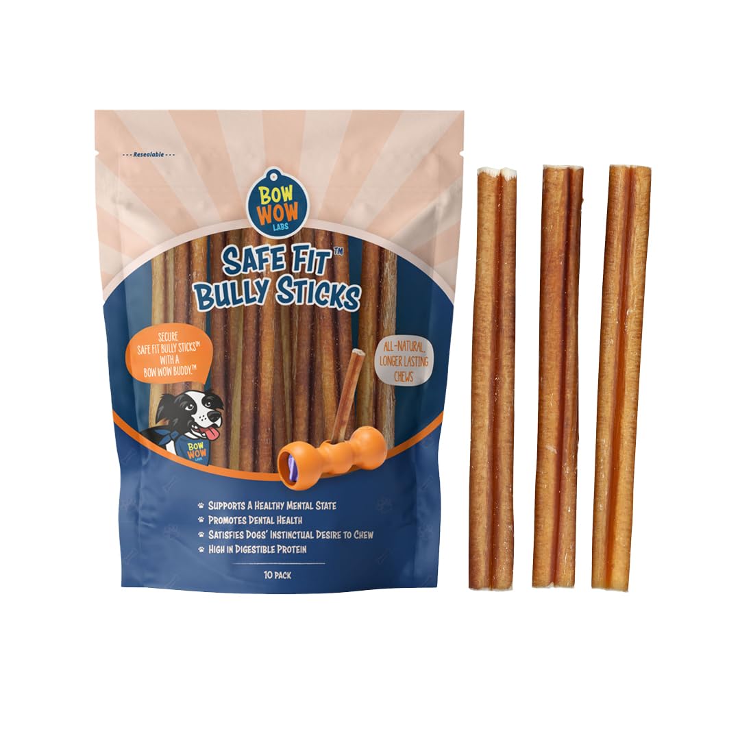 Bow Wow Labs SafeFit Bully Sticks for Dogs
