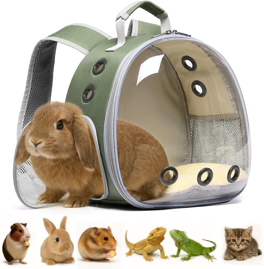 Bunny Carrier, Guinea Pig Carrier,Small Animal Carrier Backpack