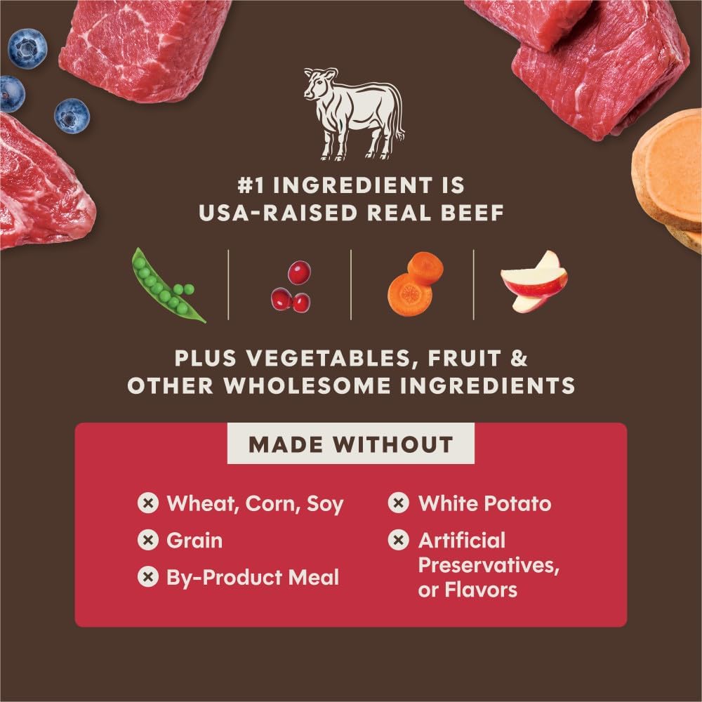 Instinct PeakBoost Dry Dog Food, 5 Protein-Powered Pieces, Beef