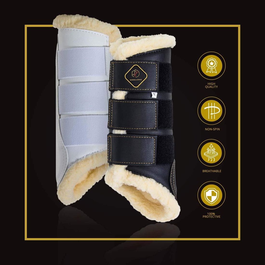 Kavallerie Classic Tendon Boots, Impact-Absorbing Material