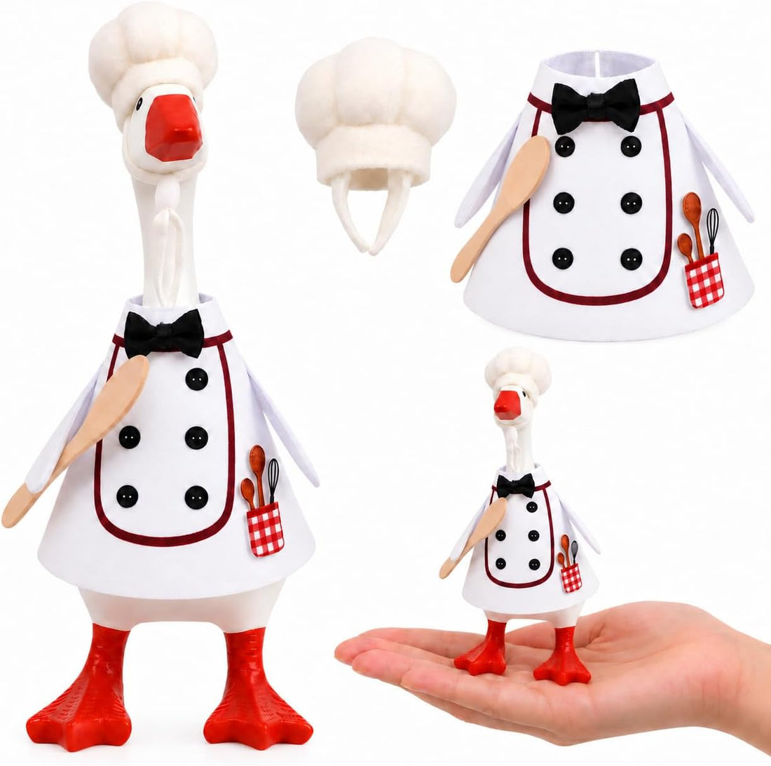 7 Inch Desk Goose Cowboy Outfit